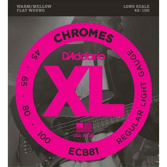 D'Addario Chromes Bass Strings 45-100