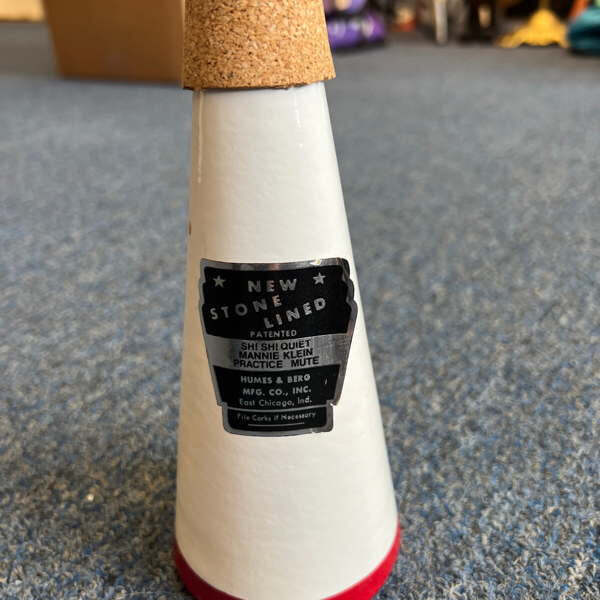 Humes & Berg Stone Lined Sh! Sh! Quiet Mannie Klein Practice Mute for trumpet