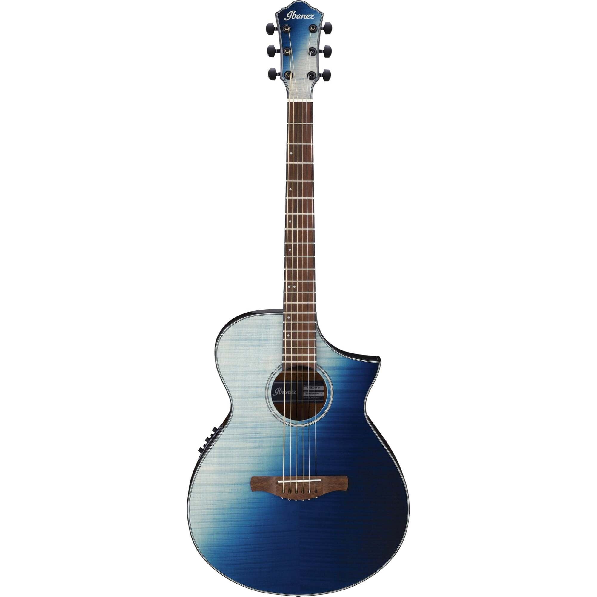 Ibanez AEWC32FM Acoustic-Electric Guitar - Indigo Sunset Fade