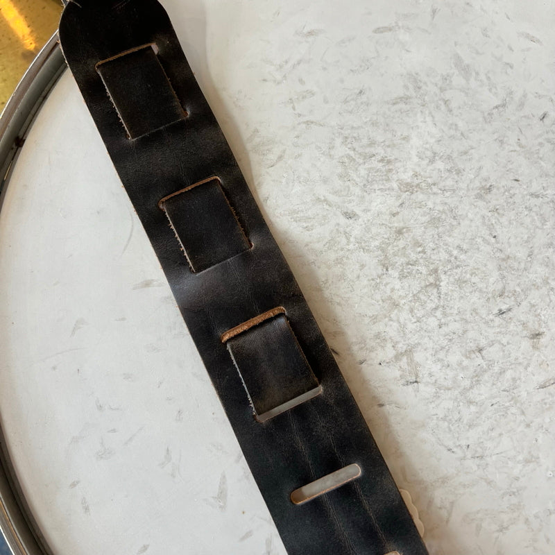 "AS" Leather Guitar Strap used