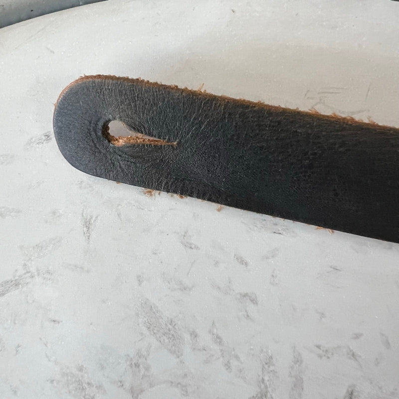 "AS" Leather Guitar Strap used
