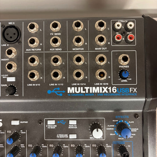 Alesis Multimix 16usb fx Mixer