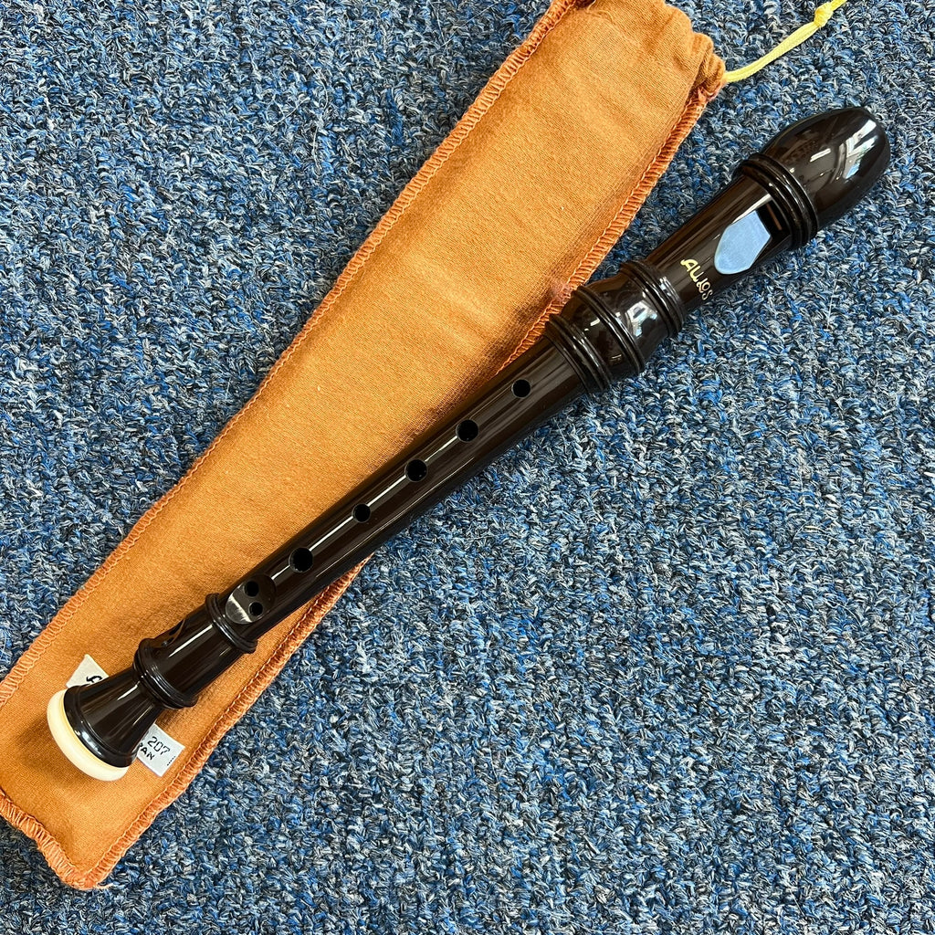 Allos Sopranino Recorder, 3-part, with bag.  #207