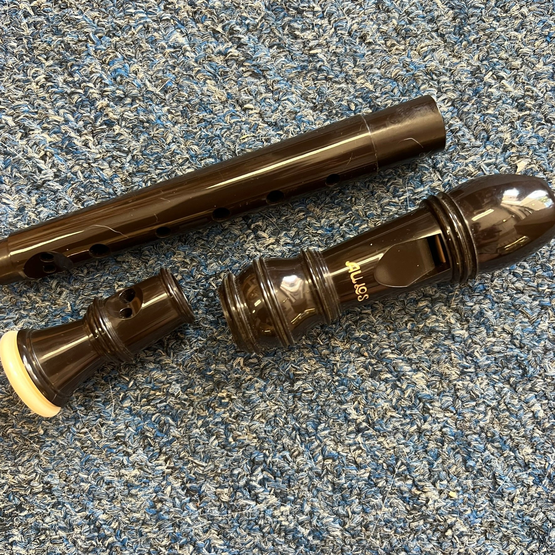 Allos Sopranino Recorder, 3-part, with bag.  #207