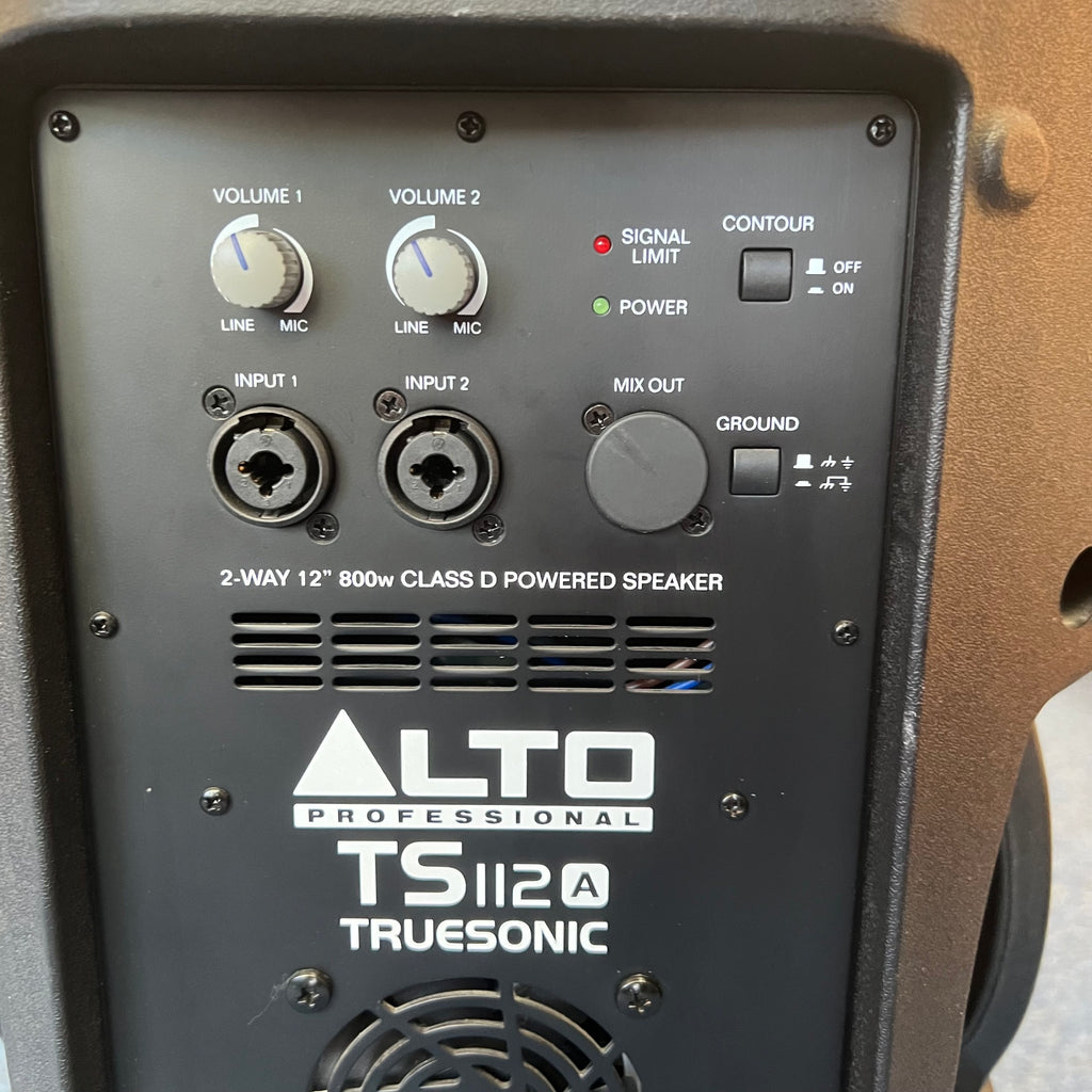 Alto Professional TS112A Truesonic Powered Main/Monitor PA Speaker, used