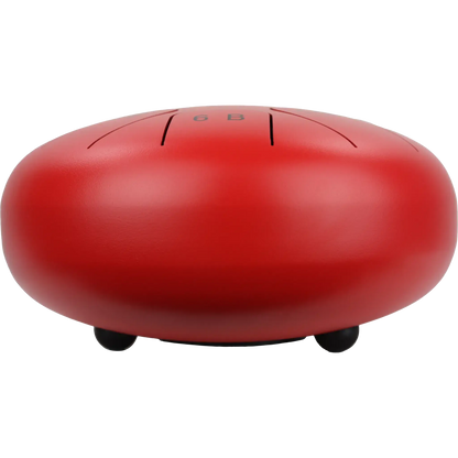 Amahi 10” Steel Tongue Drum - Red