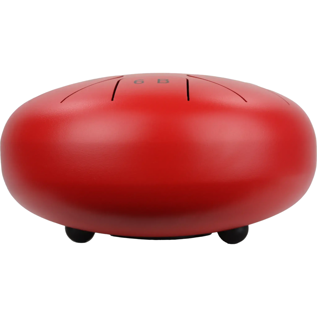 Amahi 10” Steel Tongue Drum - Red