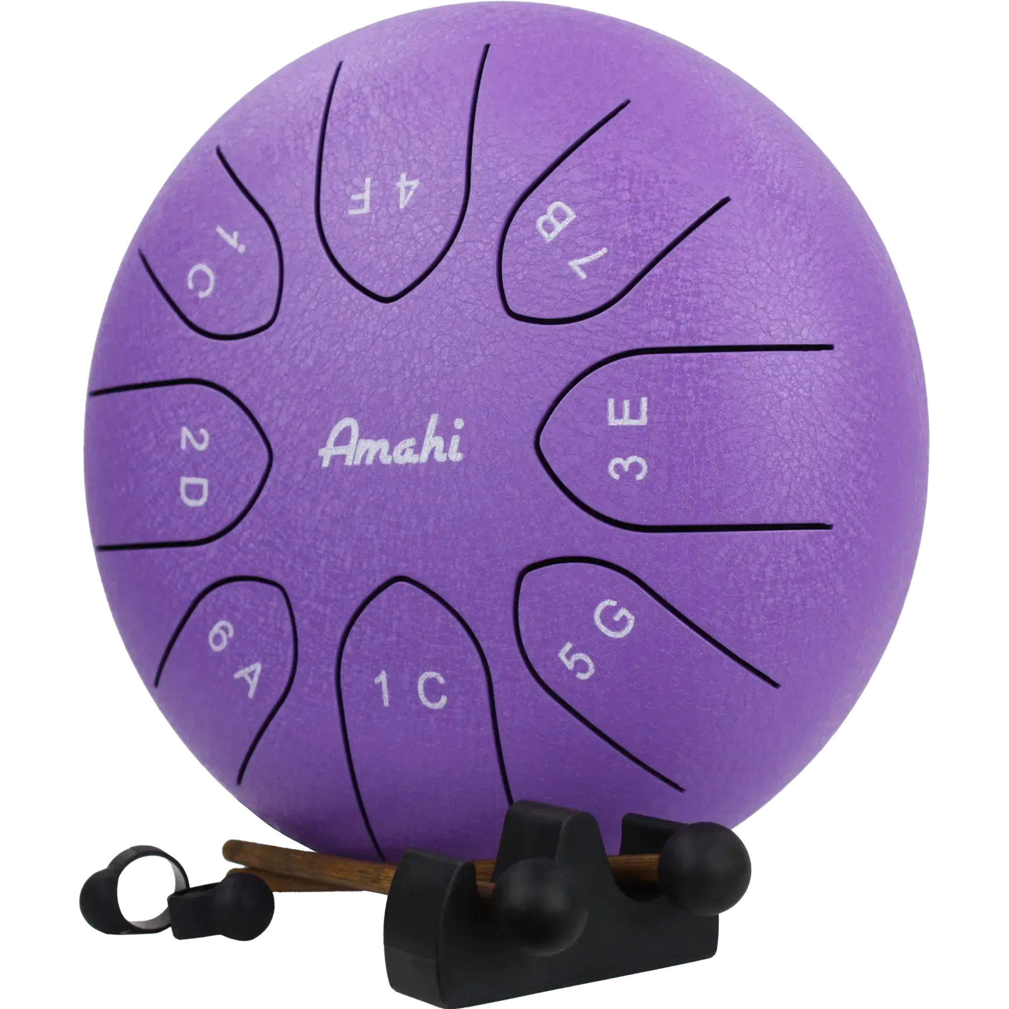 Amahi 8" Steel Tongue Drum – Purple