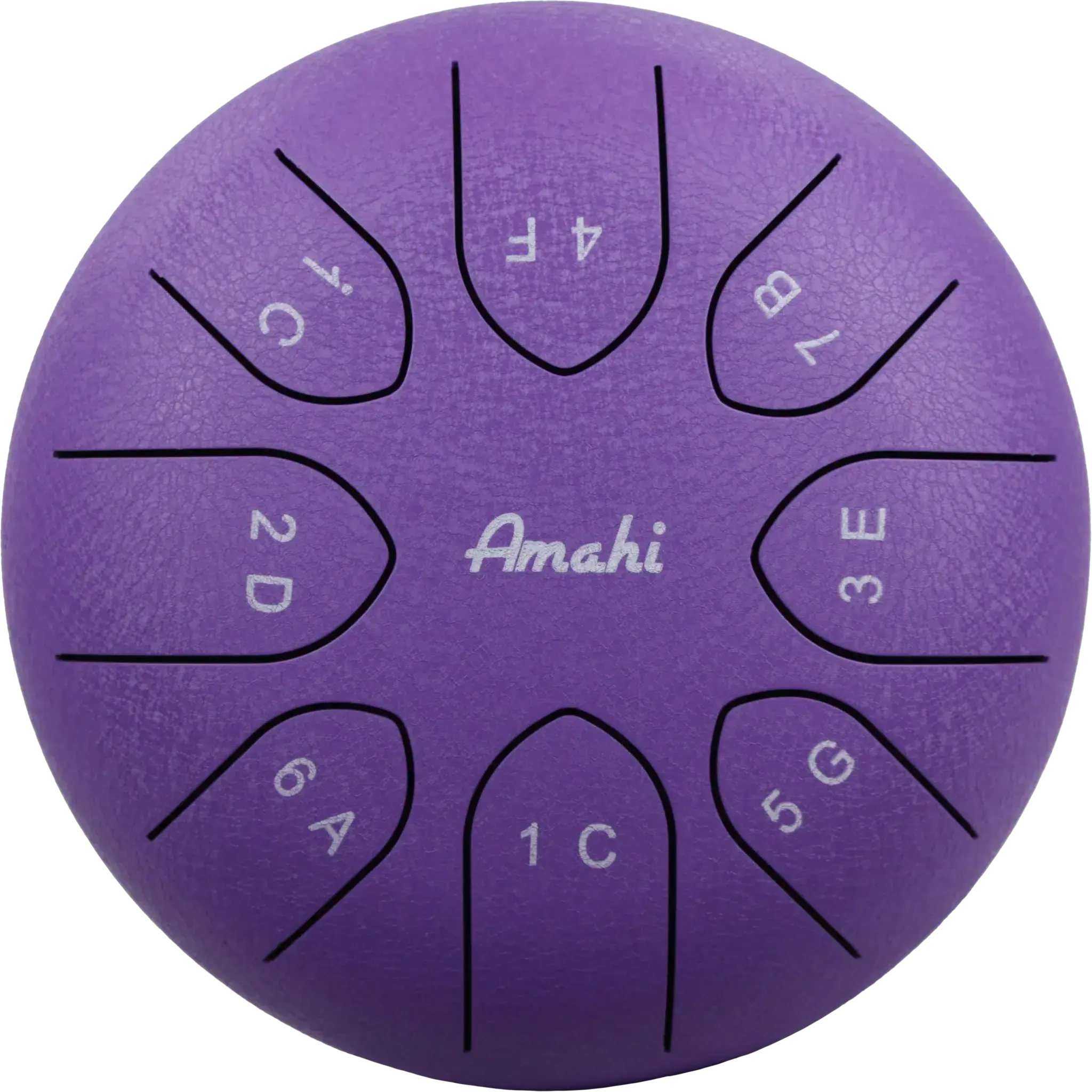 Amahi 8" Steel Tongue Drum – Purple