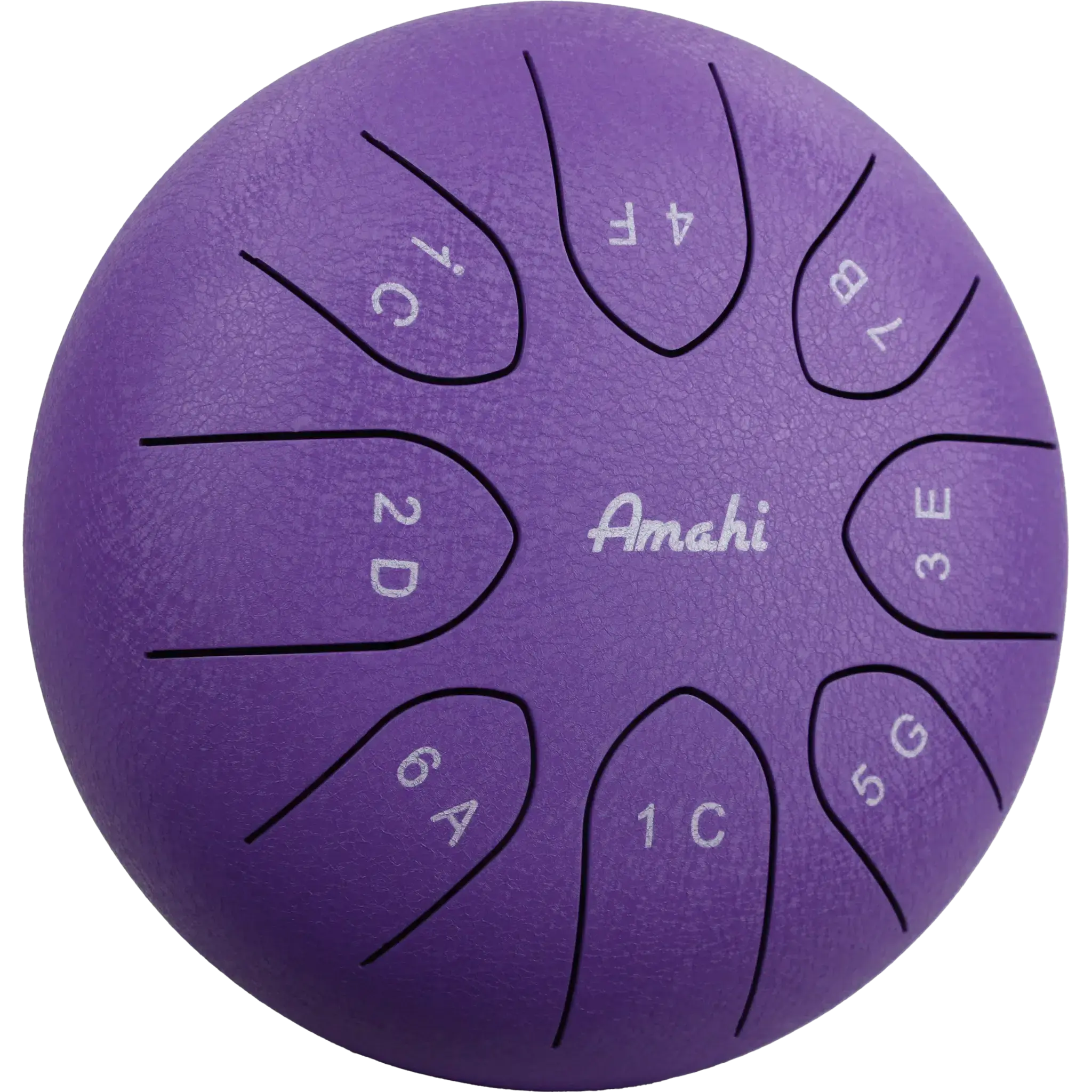 Amahi 8" Steel Tongue Drum – Purple