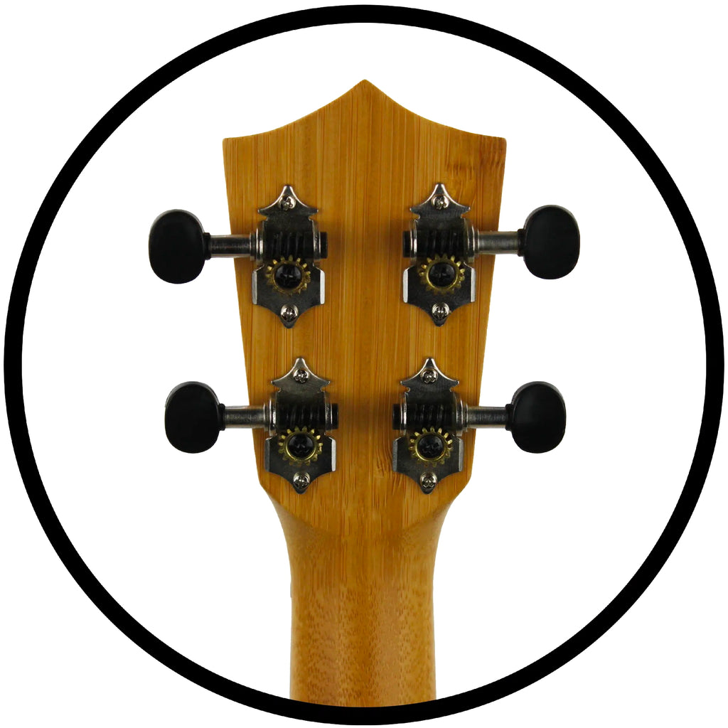 Amahi Classic Bamboo Concert Ukulele (NF335C) – Offset/Side Soundhole