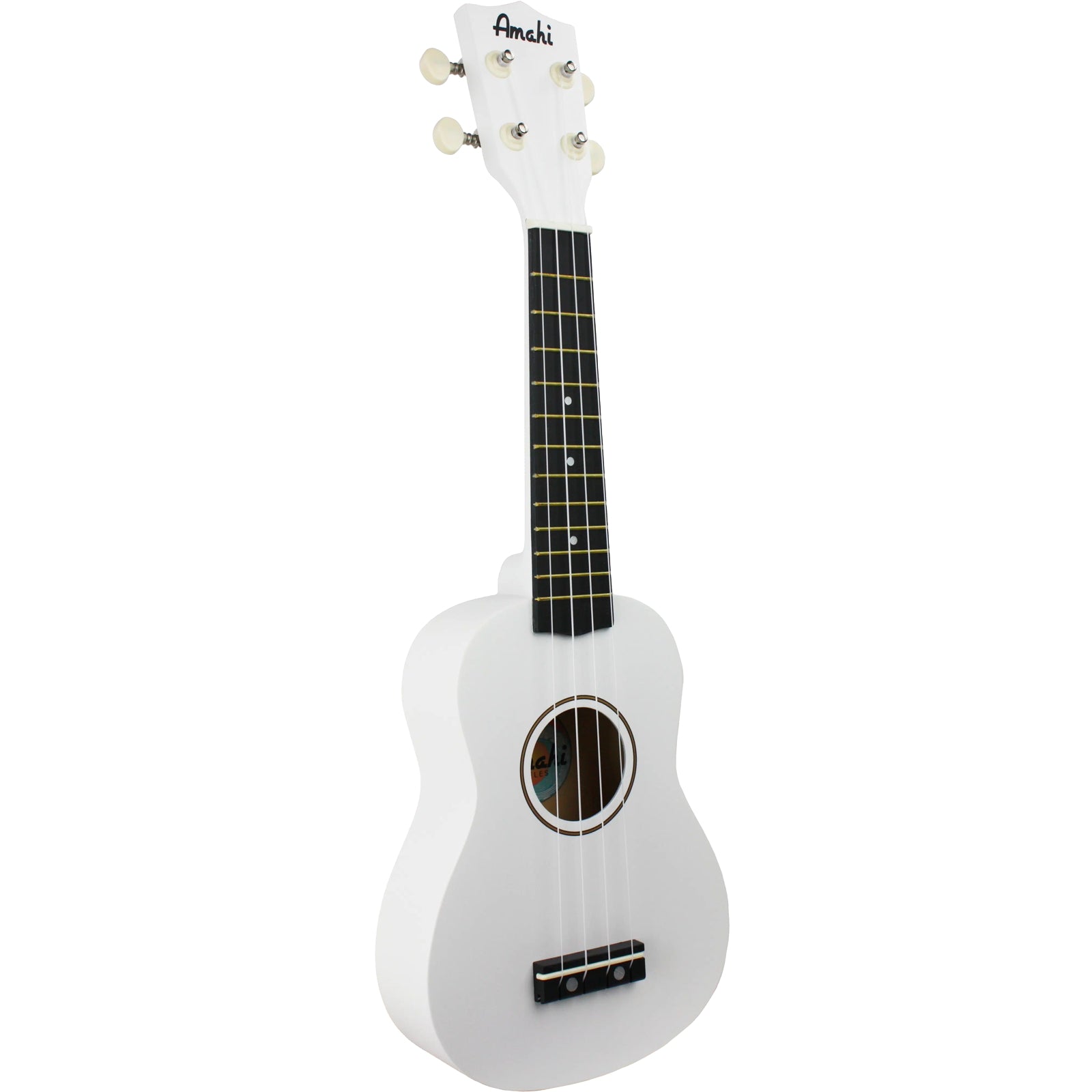 Amahi Paper White Soprano Ukulele (PNUKWH)
