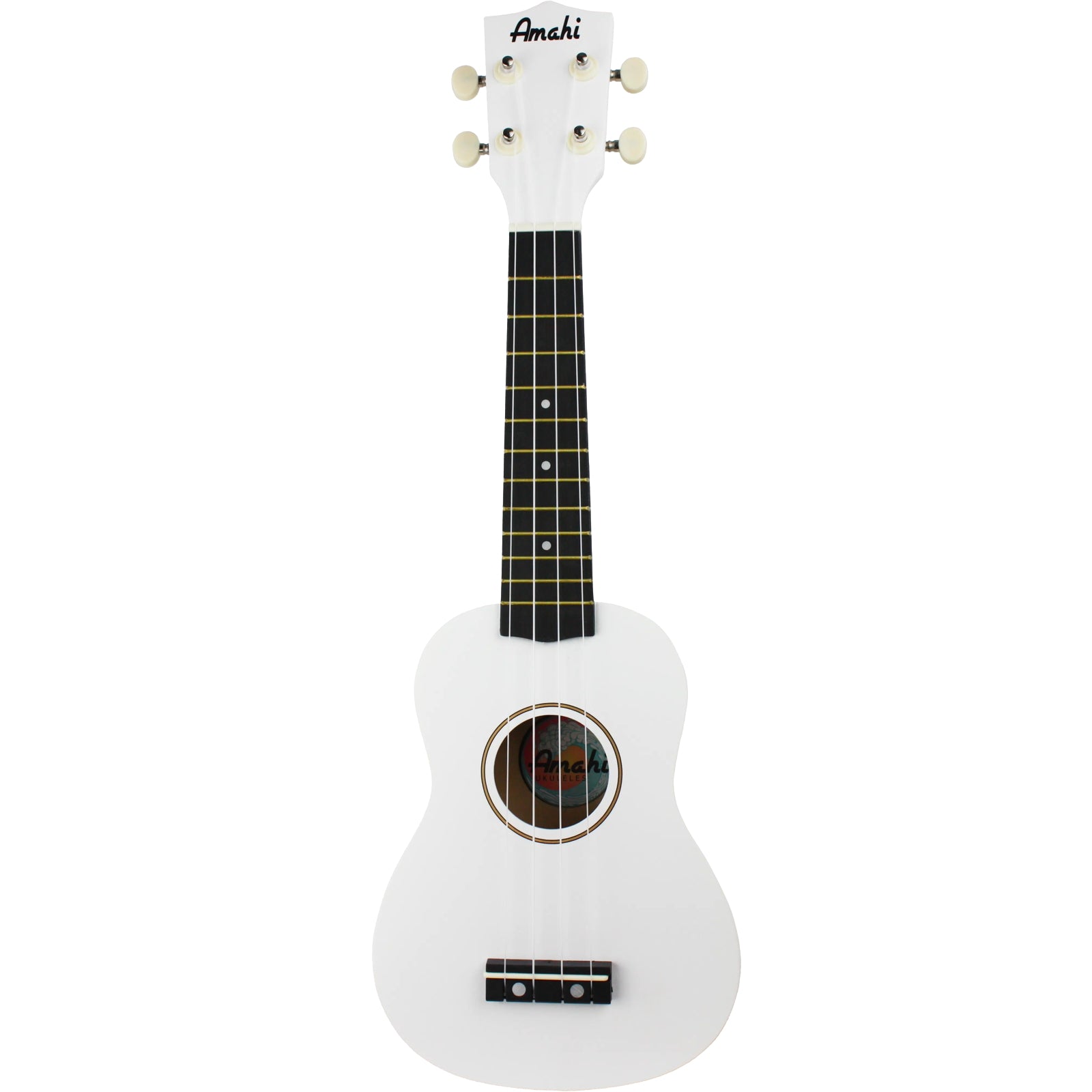 Amahi Paper White Soprano Ukulele (PNUKWH)