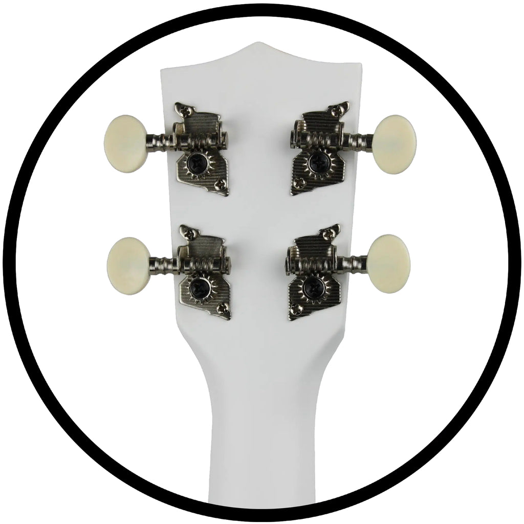 Amahi Paper White Soprano Ukulele (PNUKWH)