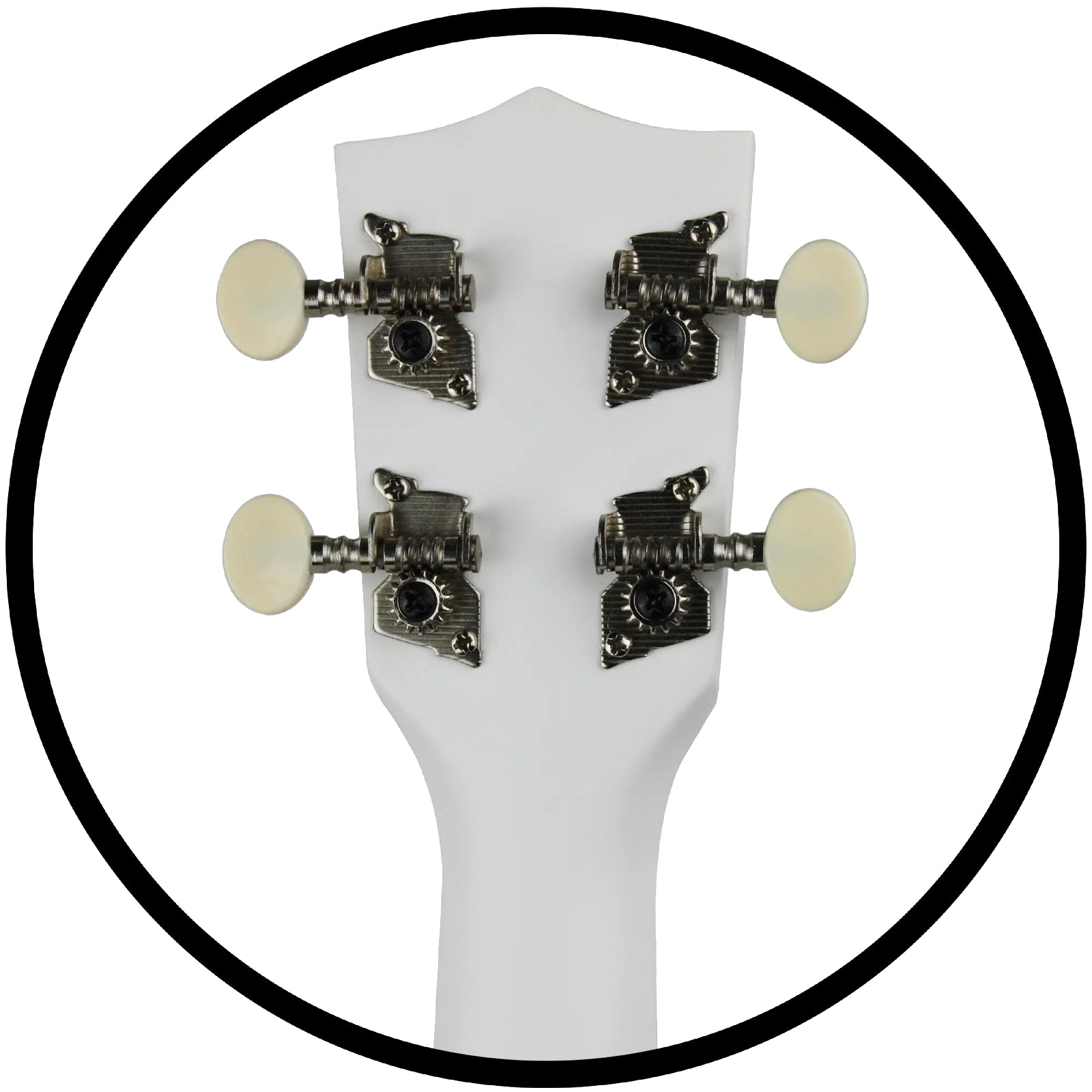Amahi Paper White Soprano Ukulele (PNUKWH)