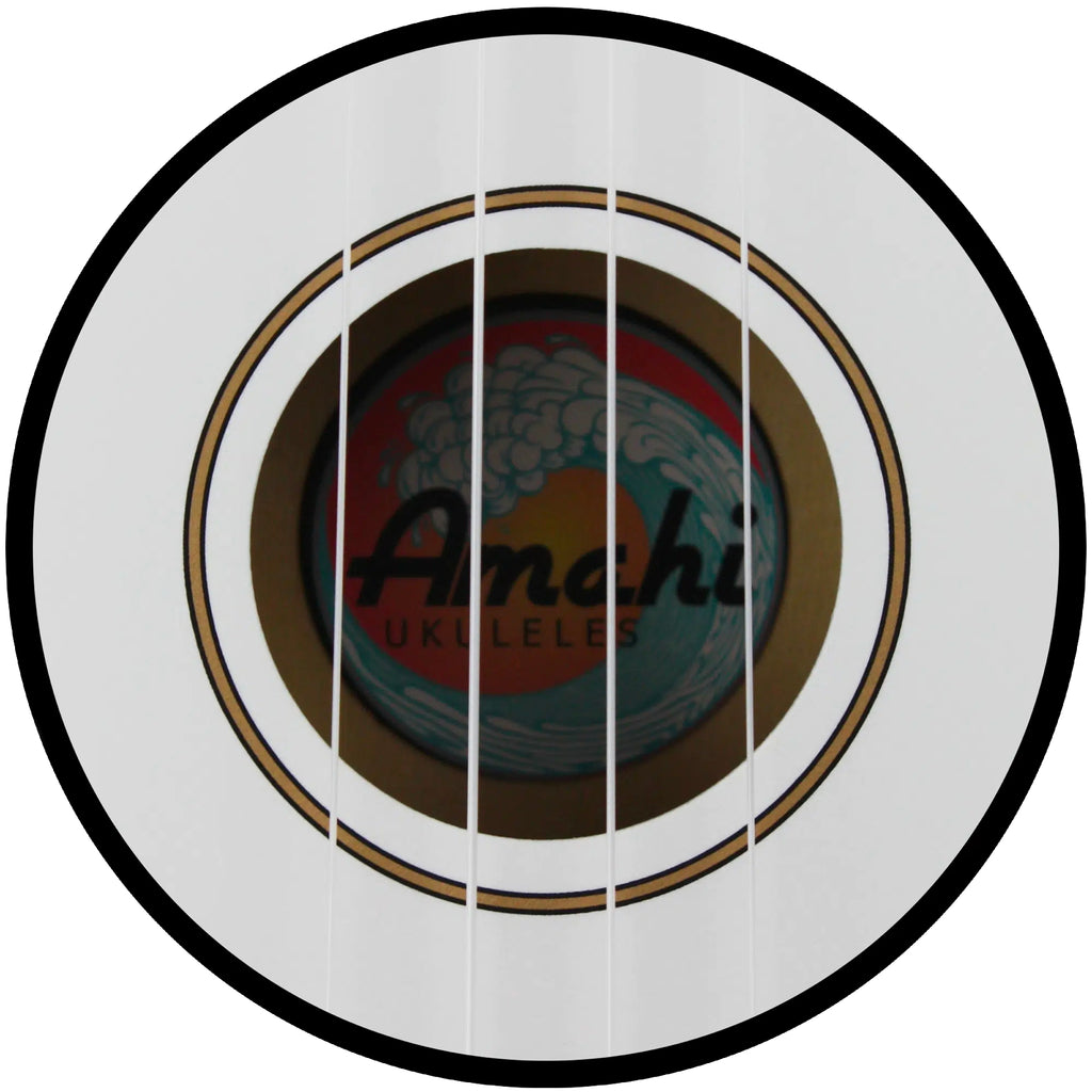 Amahi Paper White Soprano Ukulele (PNUKWH)