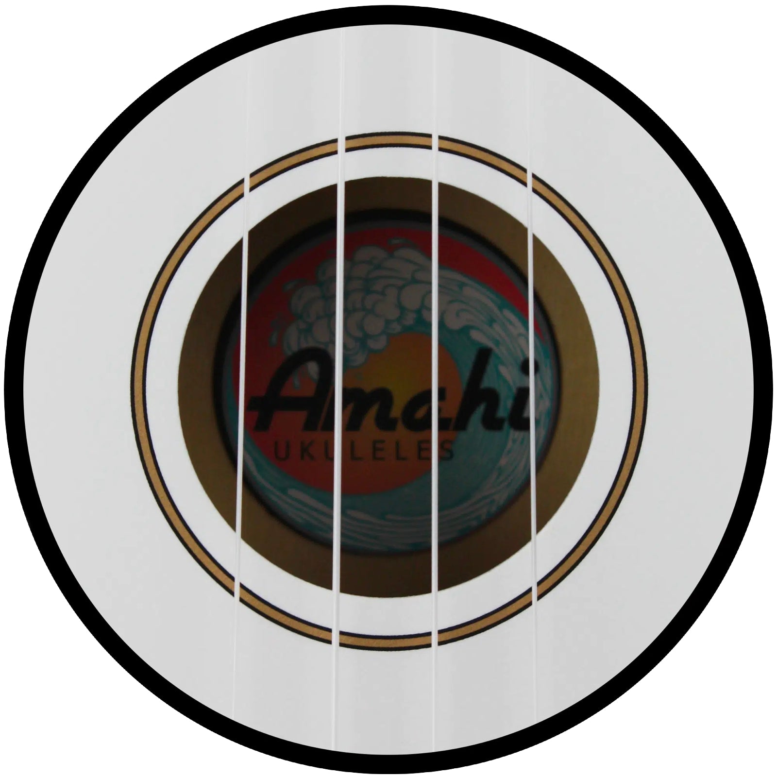 Amahi Paper White Soprano Ukulele (PNUKWH)