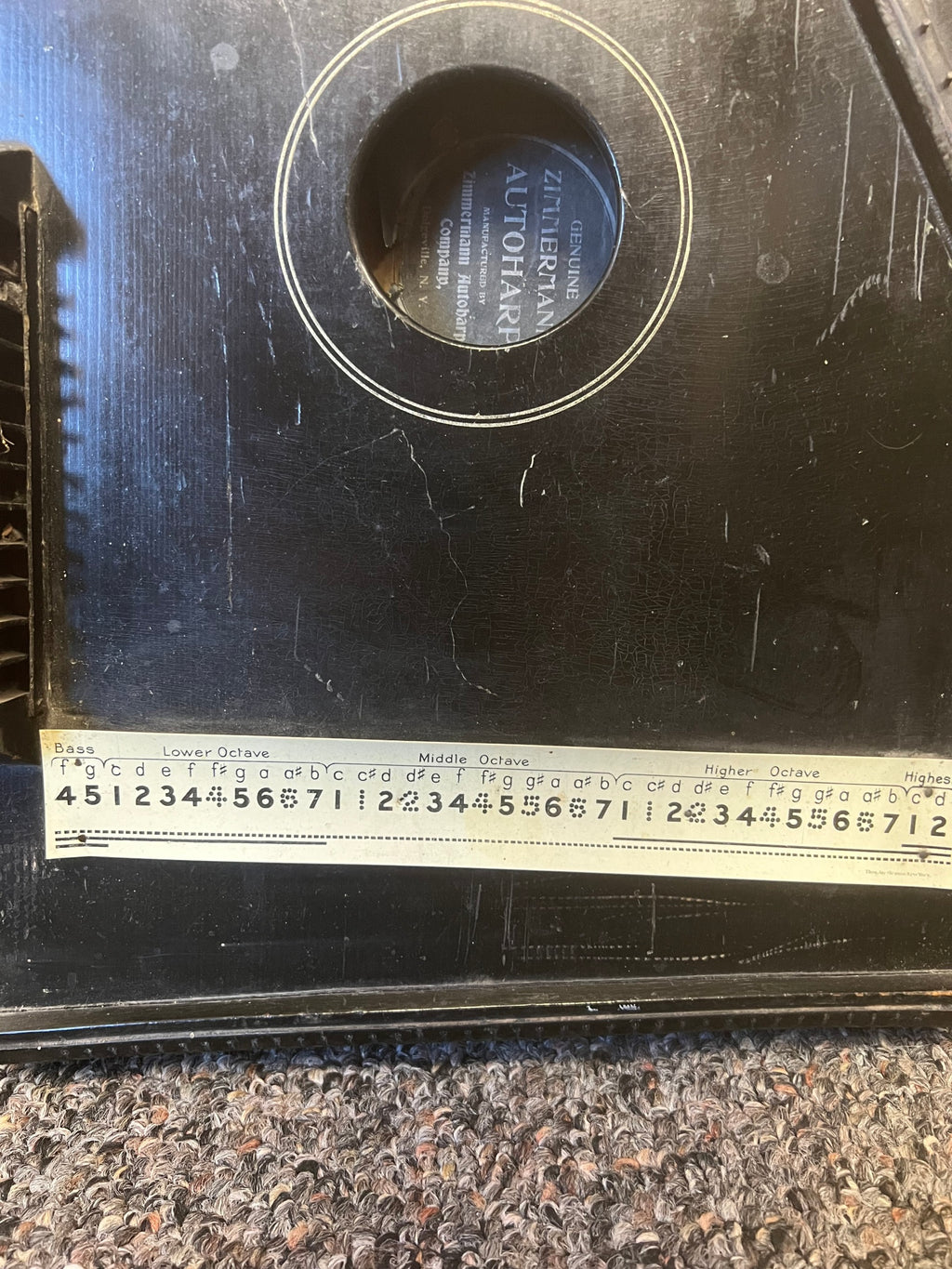 Antique Autoharp for decor or project