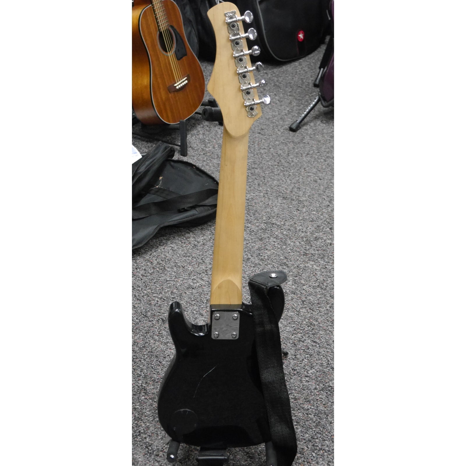 BC Mini Travel Electric Guitar - Black