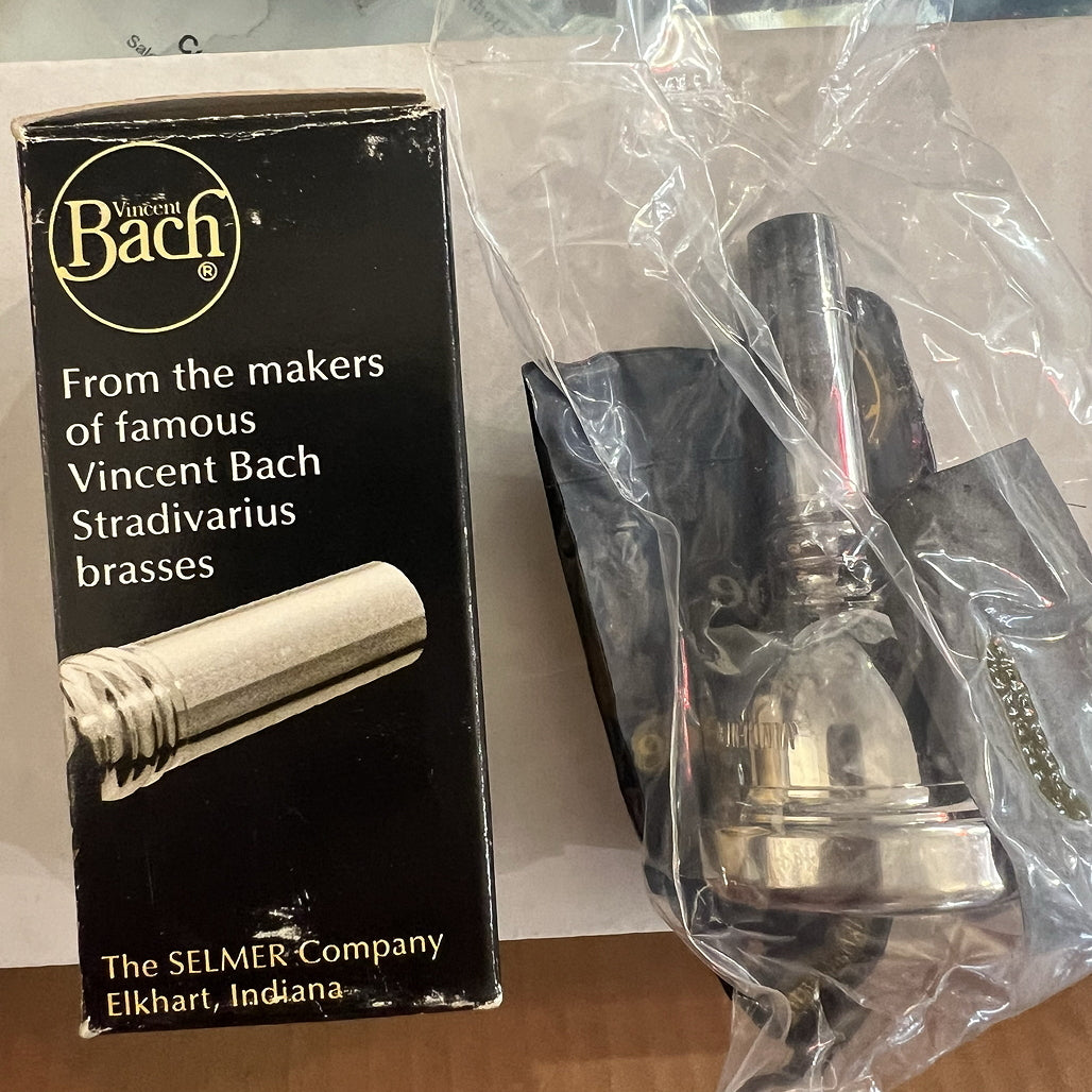 Bach Trombone/Baritone/Euphonium Mouthpiece S350 12 NOS - Genuine Bach, New Old Stock
