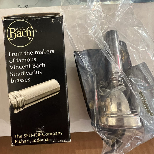 Bach Trombone/Baritone/Euphonium Mouthpiece S350 12 NOS - Genuine Bach, New Old Stock