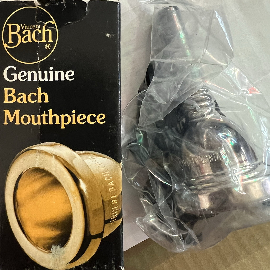 Bach Trombone/Baritone/Euphonium Mouthpiece S350 6 NOS - Genuine Bach, New Old Stock