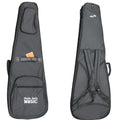 Bass Guitar Case Deluxe Tear Drop Burgundy Interior