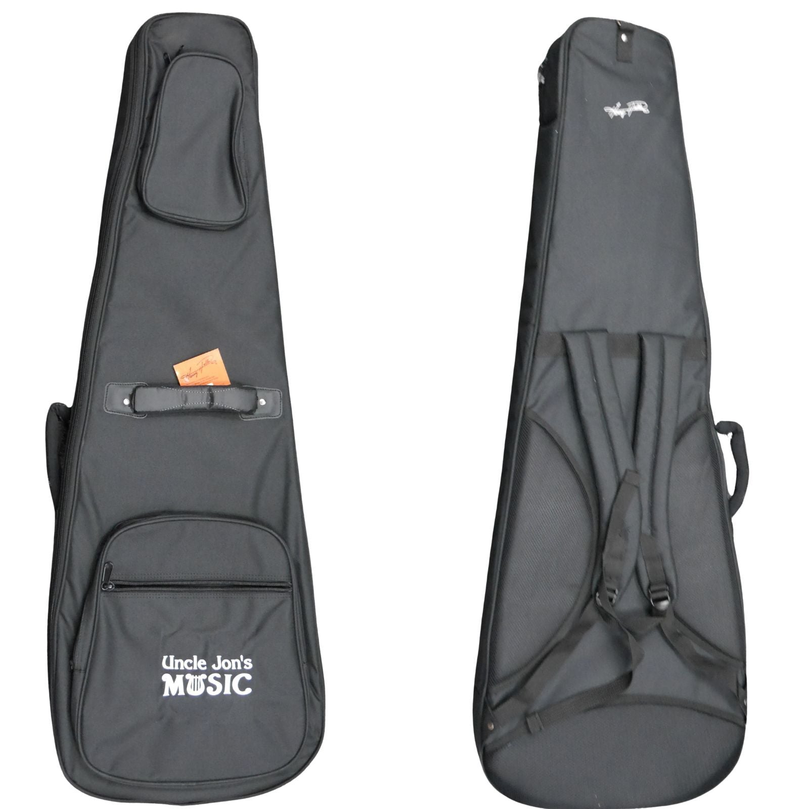 Bass Guitar Case Deluxe Tear Drop Burgundy Interior