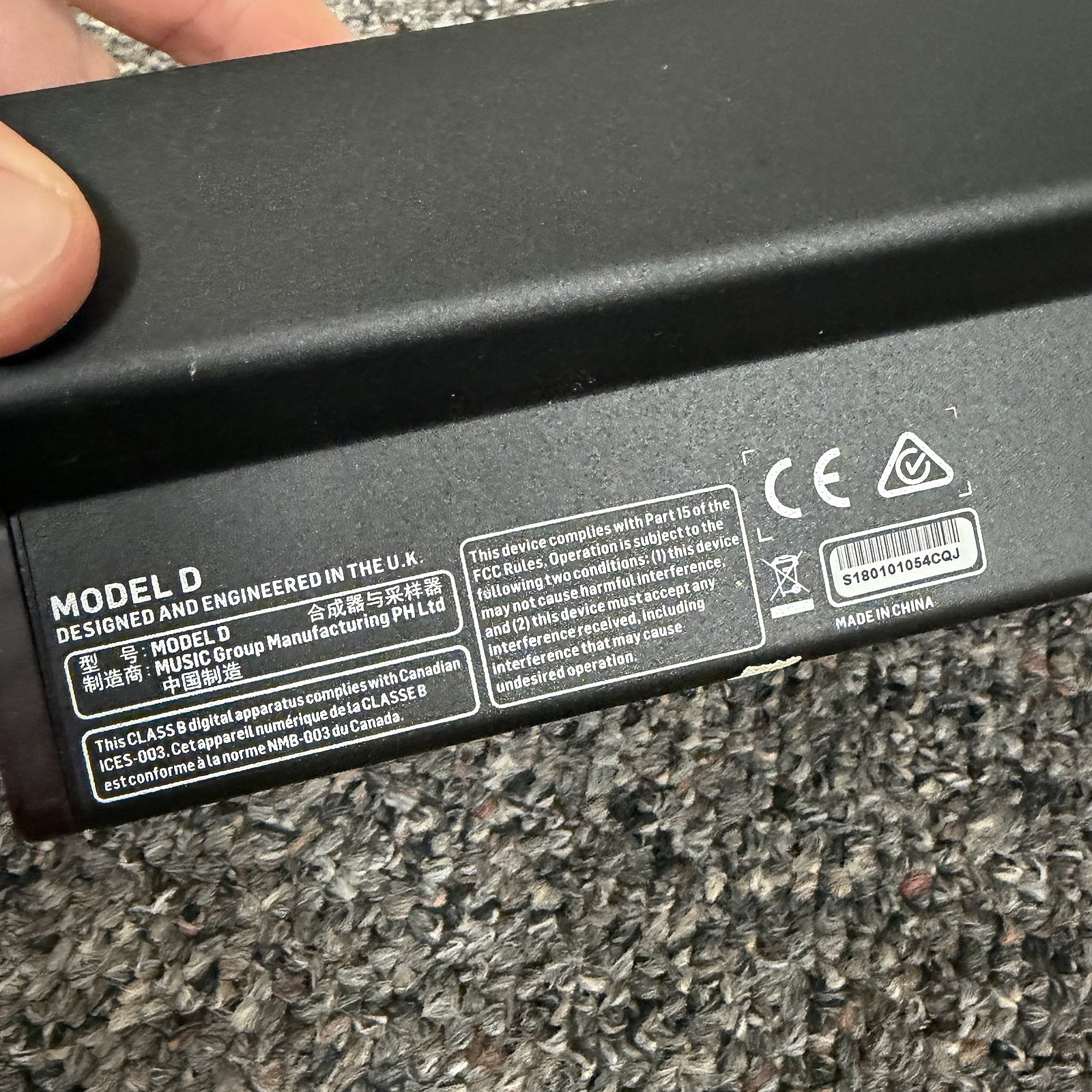 Behringer Model D Synthesizer, Used