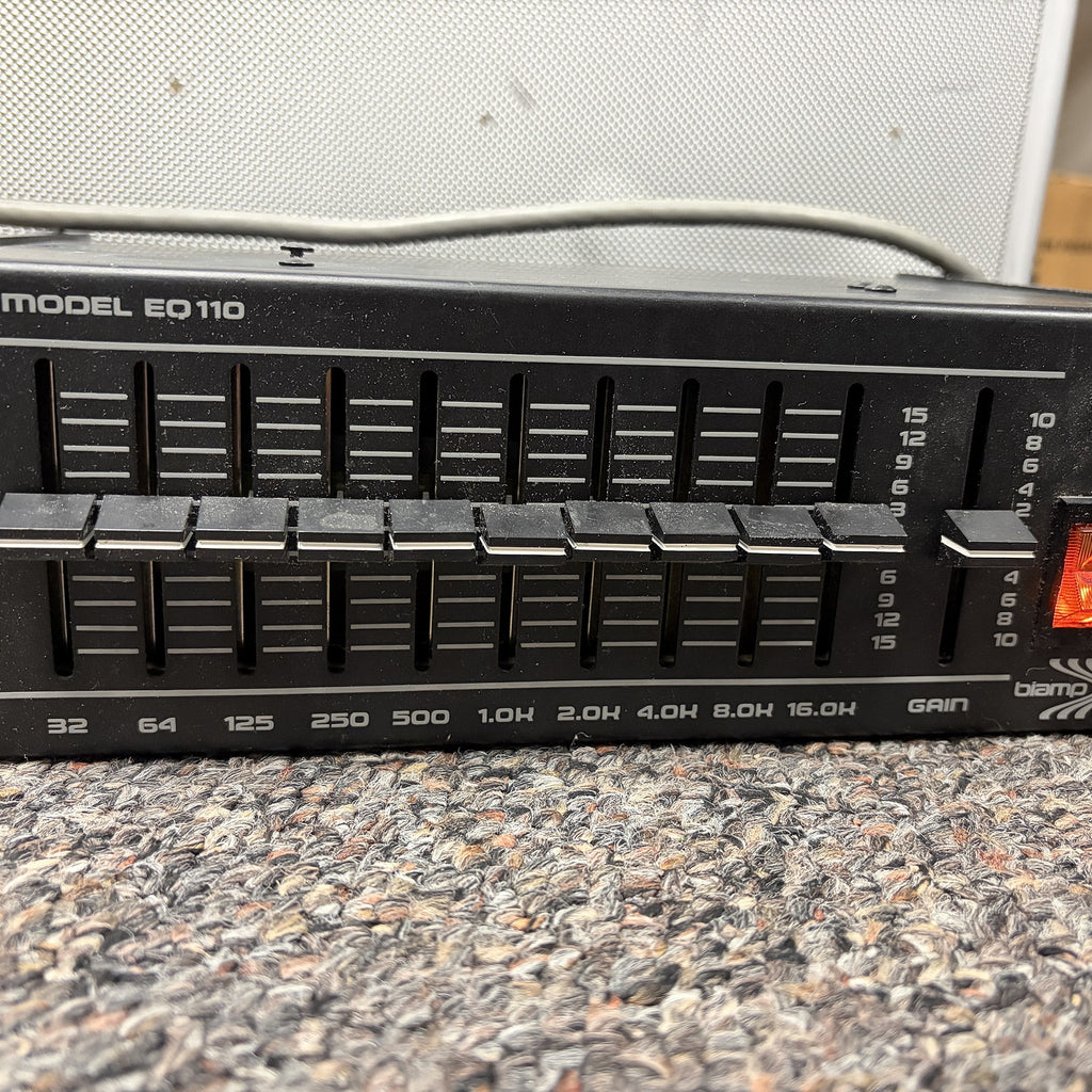 Biamp Model EQ/110 Graphic Equalizer