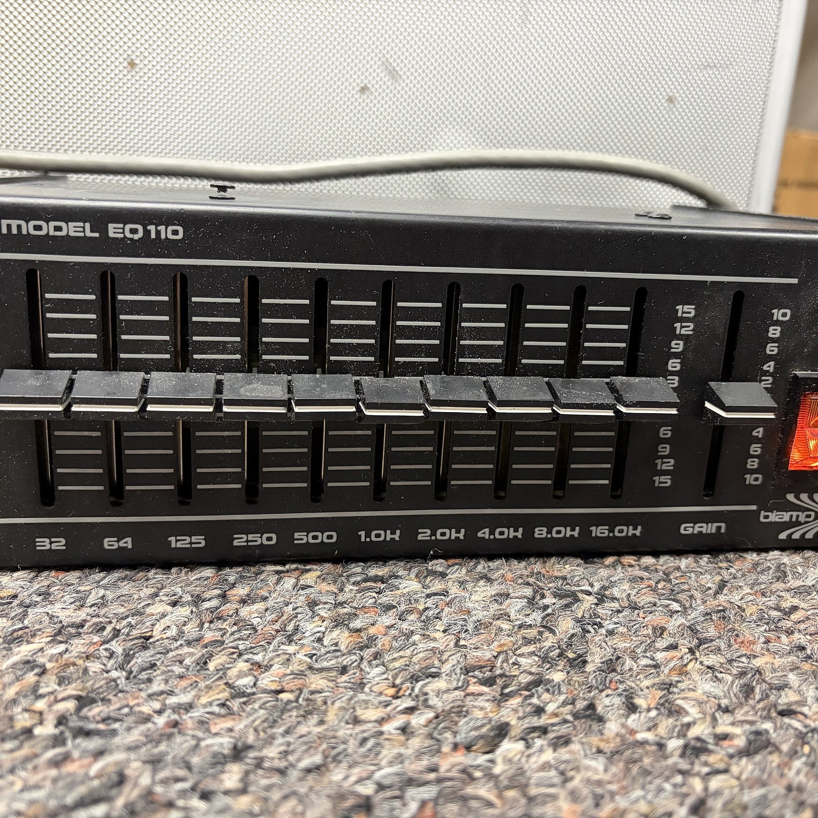 Biamp Model EQ/110 Graphic Equalizer