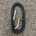 Braided 1/4" Instrument Cable with RA End, 10'