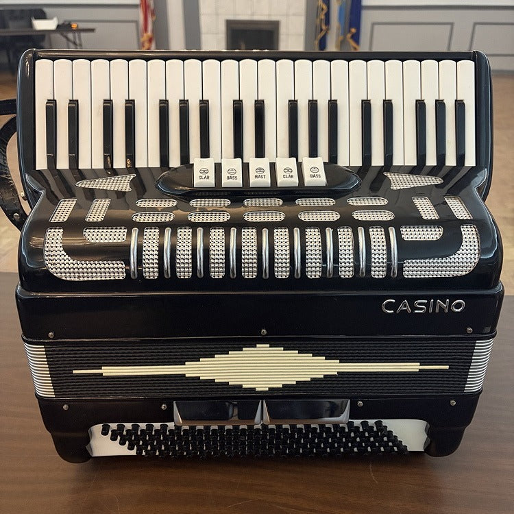 Casino Piano Accordion Black, Used
