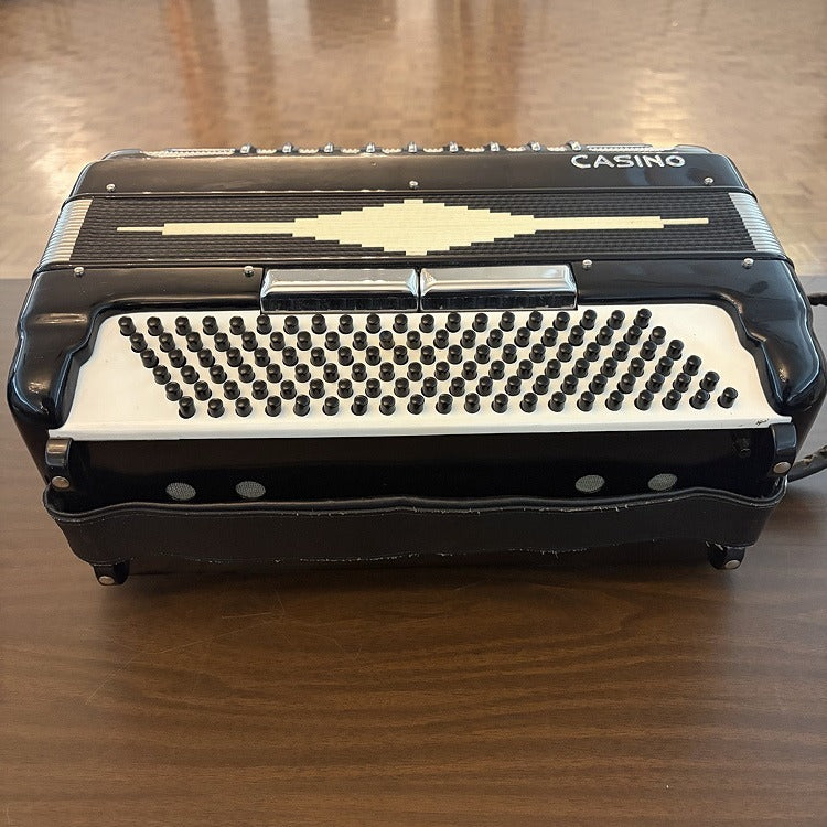 Casino Piano Accordion Black, Used