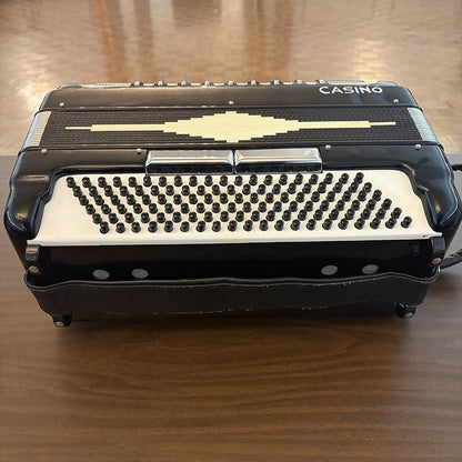 Casino Piano Accordion Black, Used