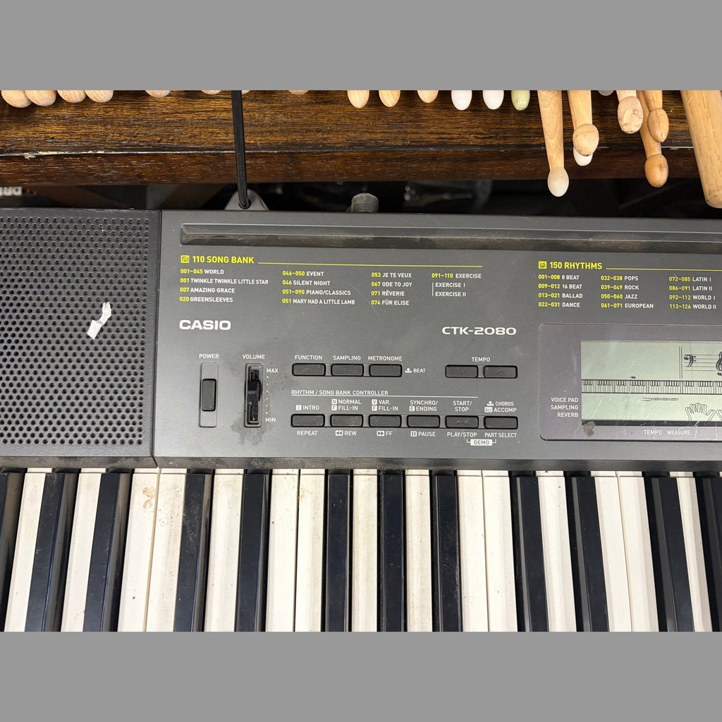 Casio CTK-2080 61-Key Portable Electronic Keyboard - Used