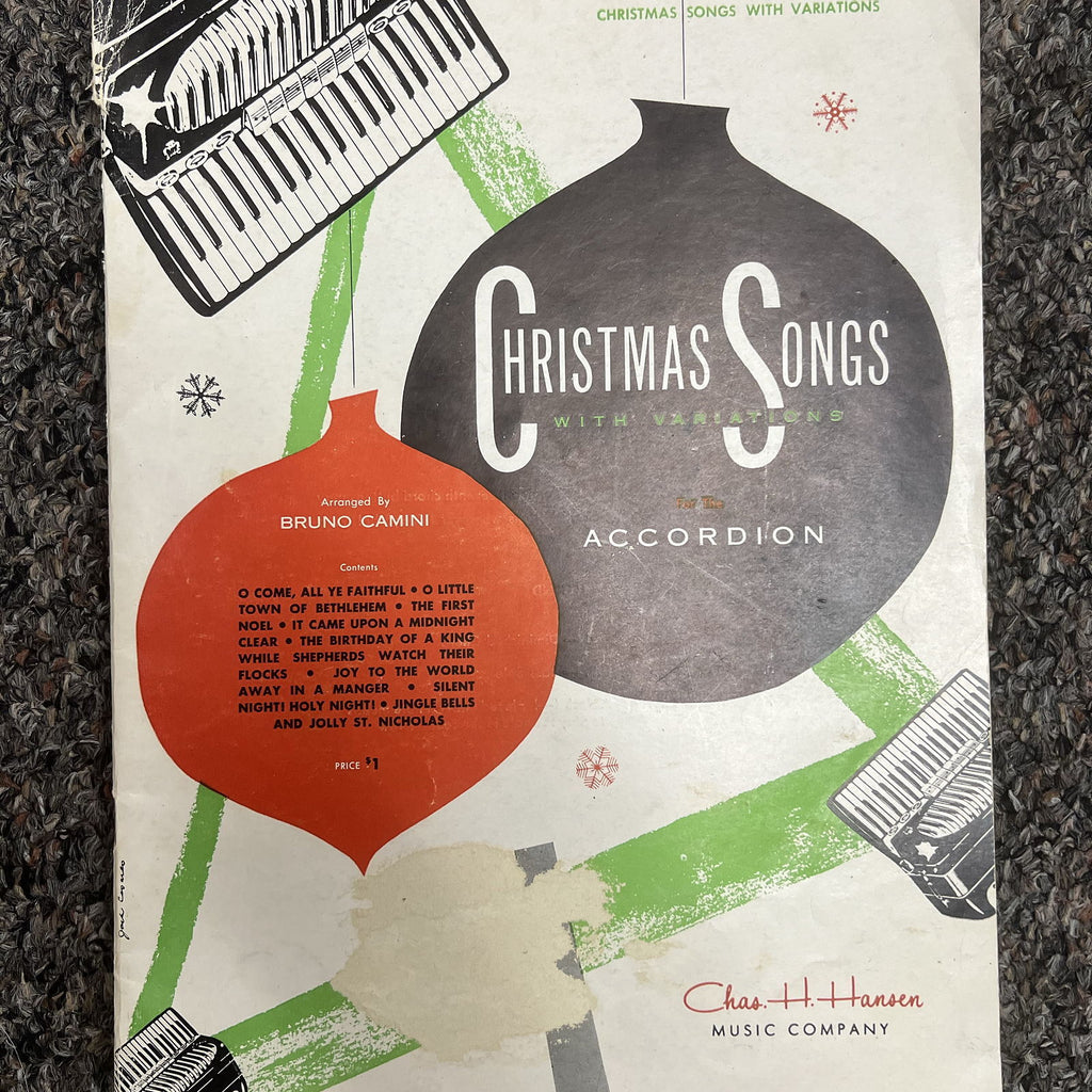 Christmas Songs with Variations for Accordion