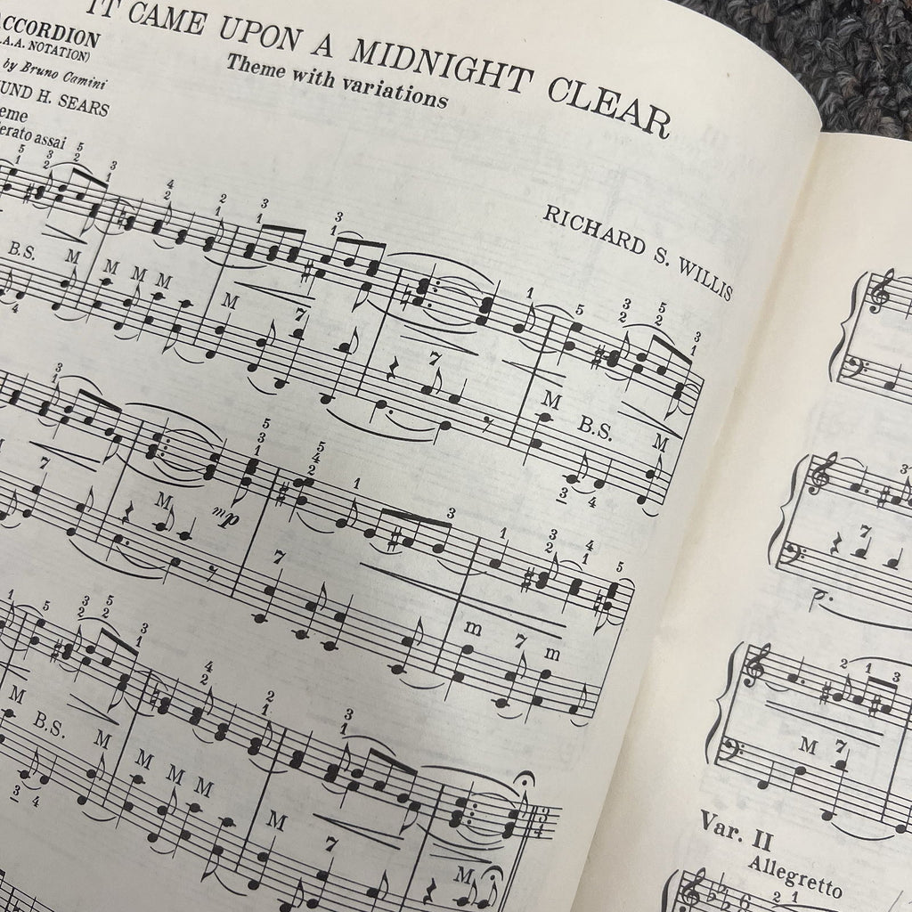 Christmas Songs with Variations for Accordion