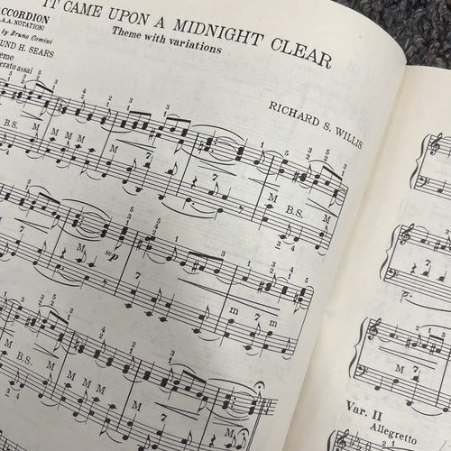 Christmas Songs with Variations for Accordion