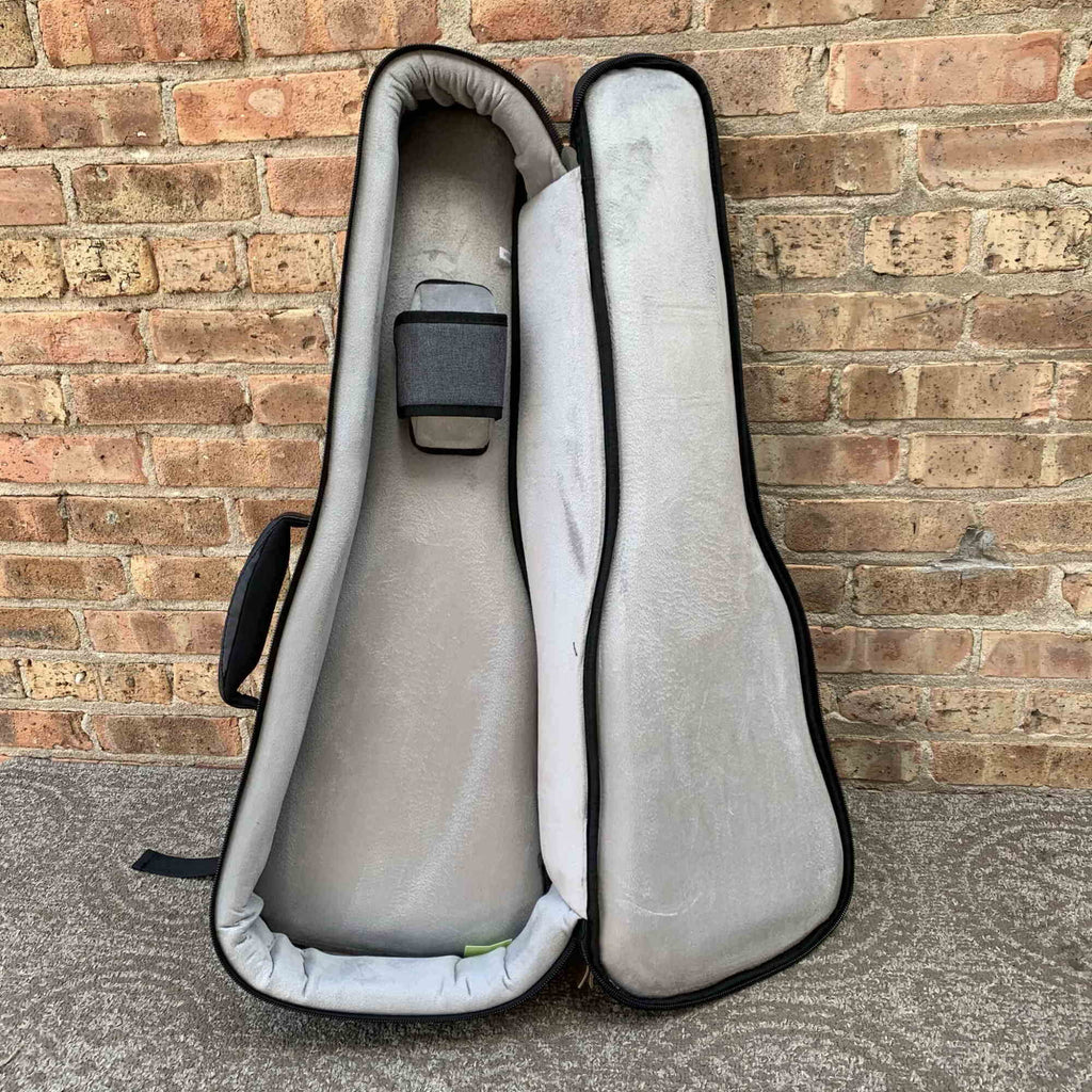 Kala Sonoma Deluxe Baritone Ukulele Cloth Case Charcoal