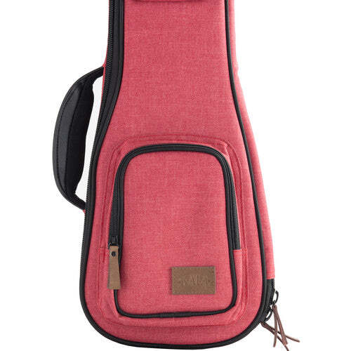 Kala Sonoma Deluxe Concert Ukulele Cloth Case Red