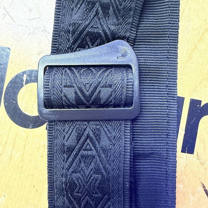 D'Addario Auto Lock  Guitar Strap Black Pattern Strap