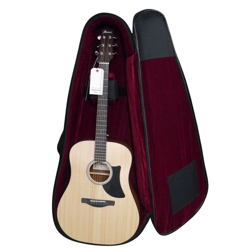 Dreadnought Acoustic Guitar Case, Deluxe Tear Drop, Black