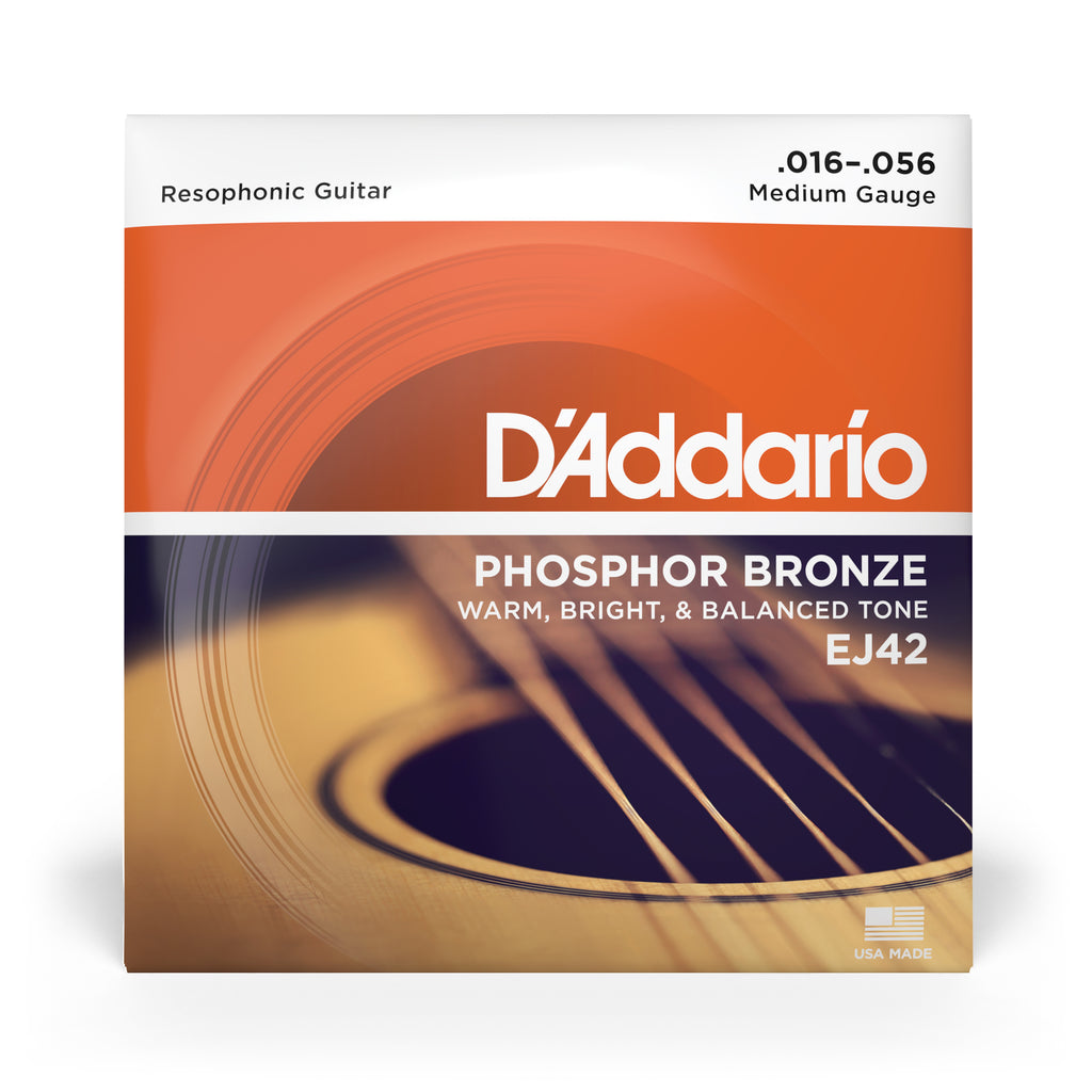 D'Addario EJ42 Resophonic Guitar Strings 16-56