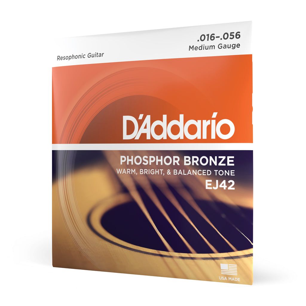D'Addario EJ42 Resophonic Guitar Strings 16-56