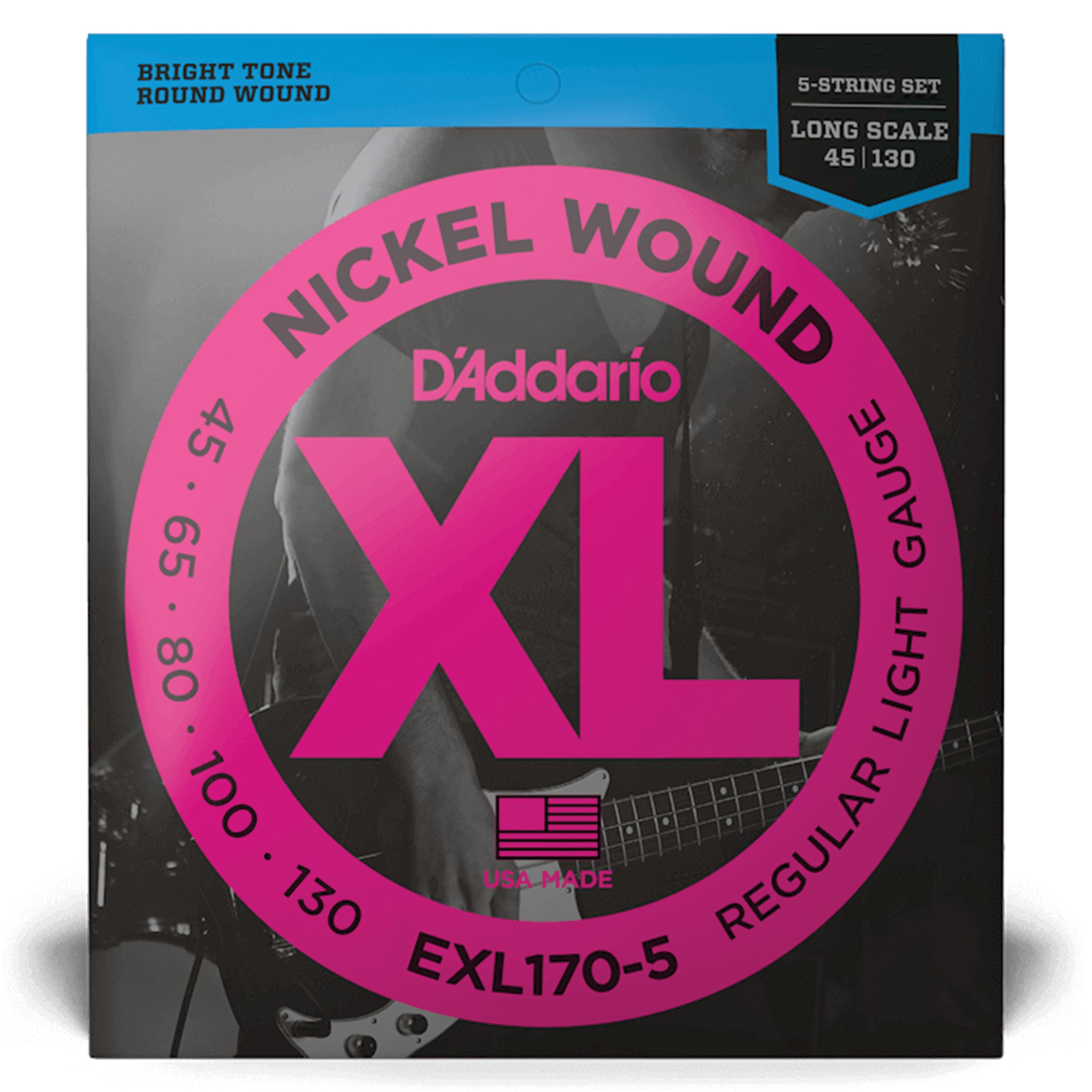 D'addario EXL170-5 5-string bass strings