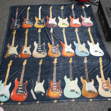 Load image into Gallery viewer, Electric Guitar Soft Fleece Throw Blanket
