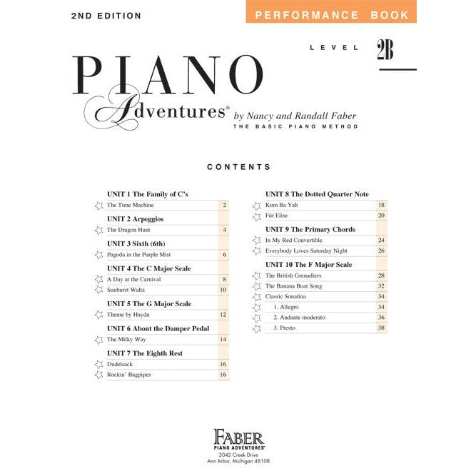 Level 2B - Performance Book - 2nd Edition