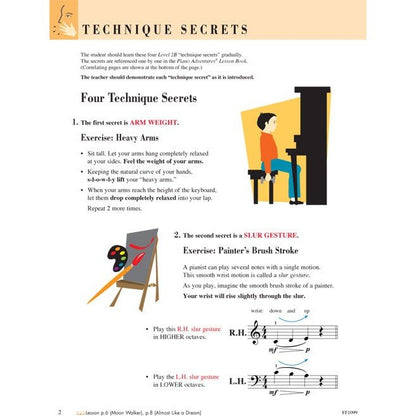 Piano Adventures Level 2B - Technique & Artistry Book - 2nd Edition