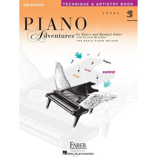 Piano Adventures Level 2B - Technique & Artistry Book - 2nd Edition